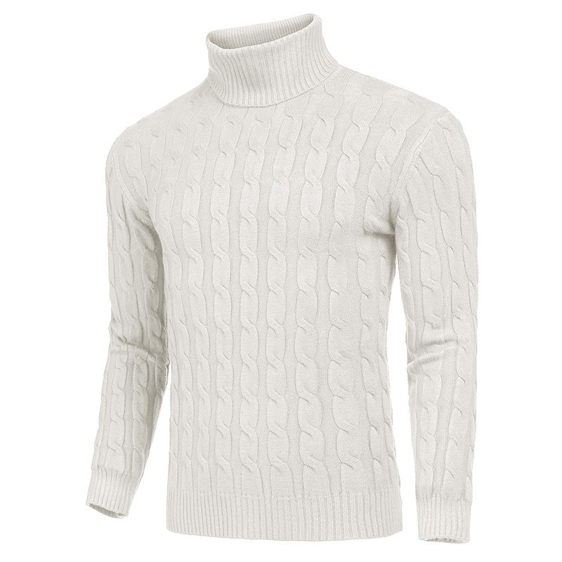 Men's Sweater Long-sleeved Knitted Turtleneck Bottoming Shirt