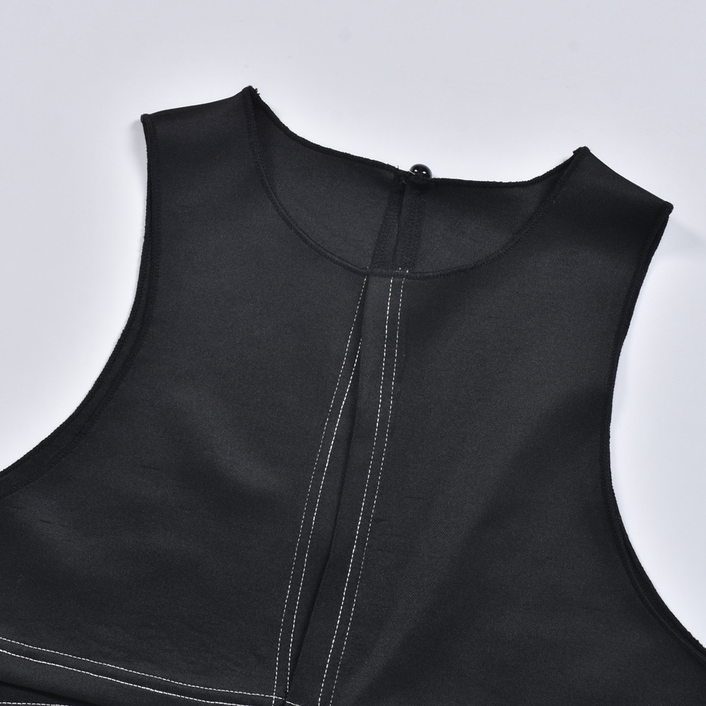 Women's Summer New Cutout Stitching Crop Top