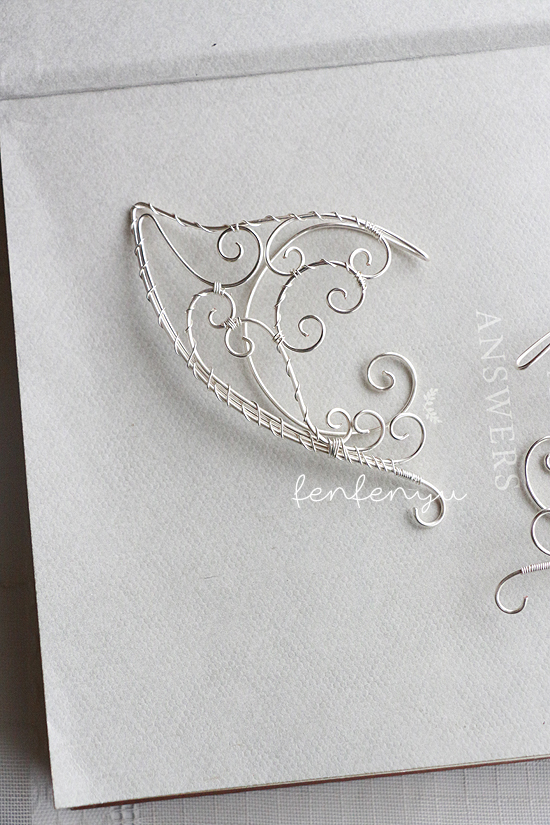 Fairy Earrings Russian Goddess Temperament Ear Piercing Ear Hanging Clip