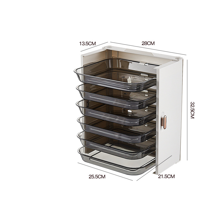 Title 8, Perforation-free Multi-layer Rack For Kitchen S...