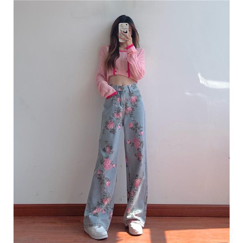 Women's Loose Vintage High Waist Jeans