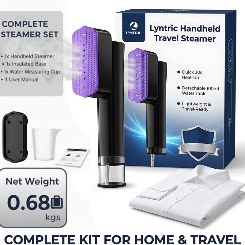 Portable Clothes Steamer, Handheld Clothes Steamer For Home Or Travel