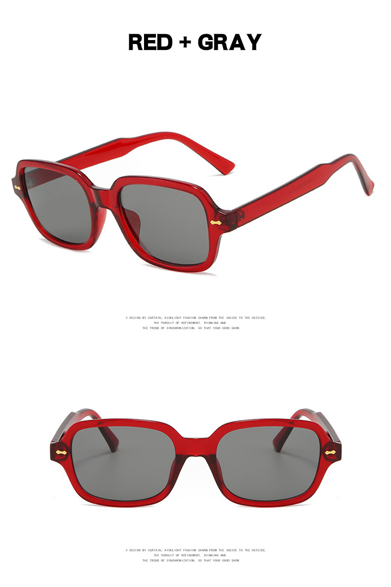 Trendy Personalized Sunglasses Wild Retro Trendy Sunglasses - Image 12