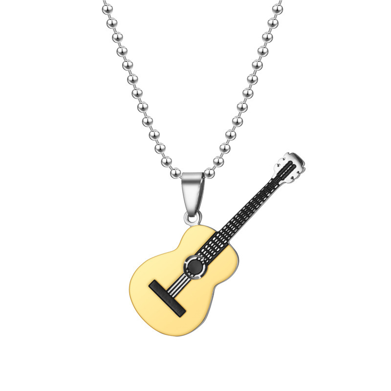 Music Guitar Pendant Lover Gift Fashion Couple Pendant