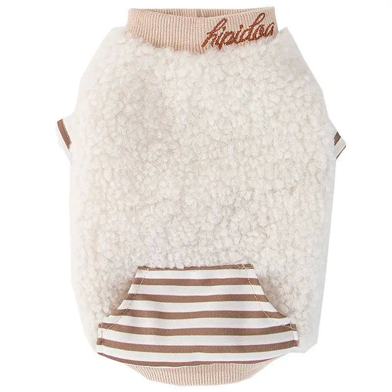 New Patchwork Coral Velvet Hoodie For Cats And Dogs