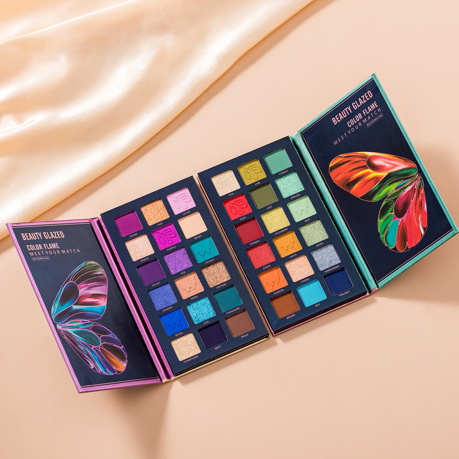 Butterfly Eyeshadow Palette Three-dimensional Shape And Easy To Color
