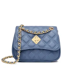 Women's Fashion Casual Shoulder Messenger Bag - Blue - View 1