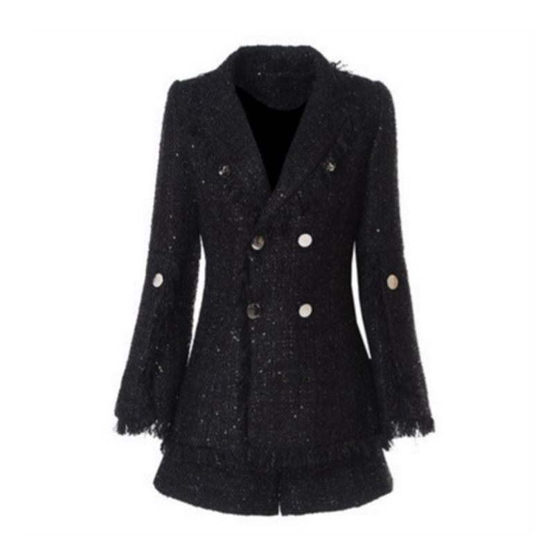 Tweed Small Fragrant Milk Fashion Suit Women