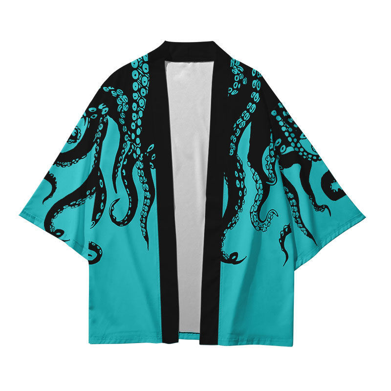 Men's Octopus 3D Print Loose Shirt