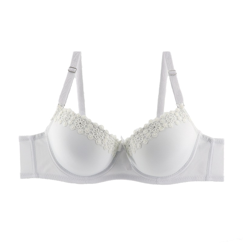 Title 7, Simple New Style Embroidered Bra With Diamonds