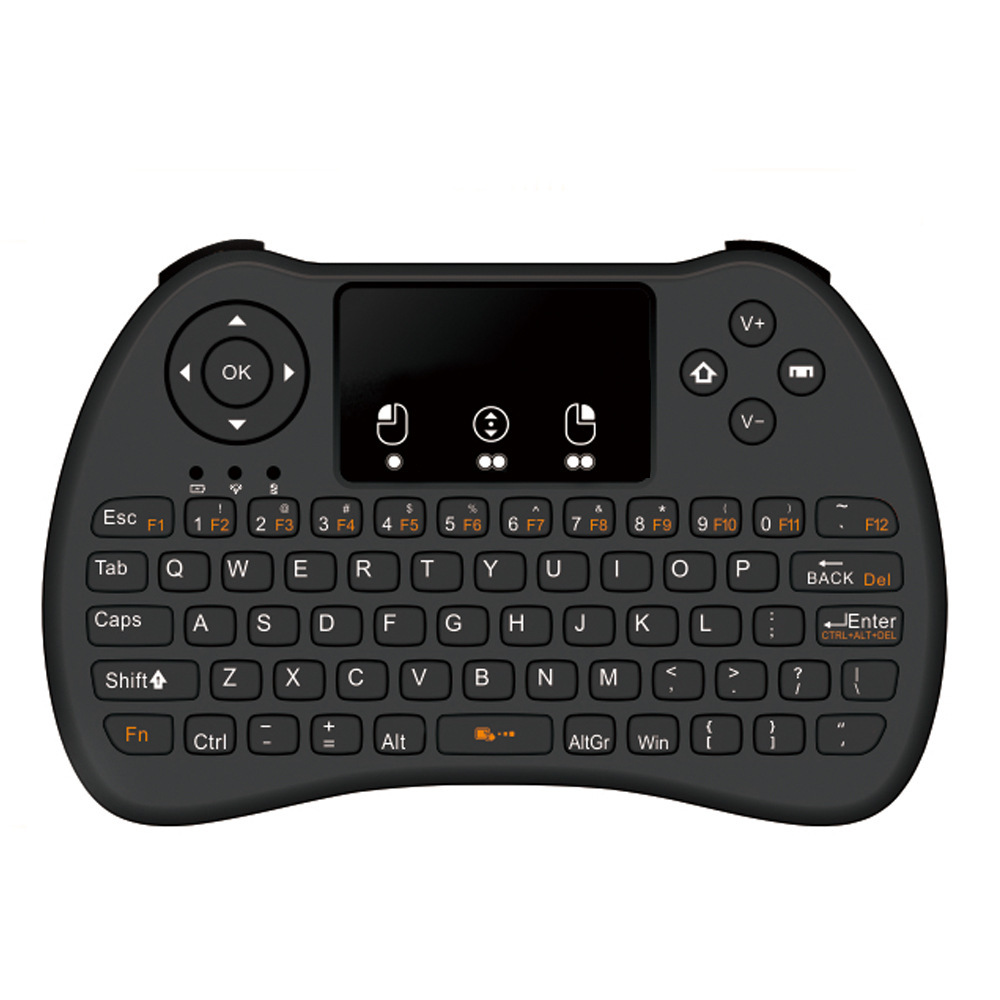 H9 Wireless Air Mouse Keyboard- Black Backlit