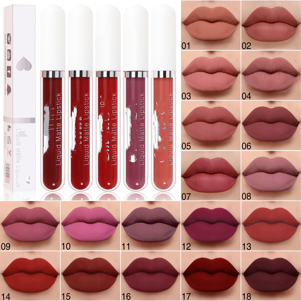 CmaaDu18 Color Matte Longlasting Lip Gloss Style8 - Shop at LoveMi