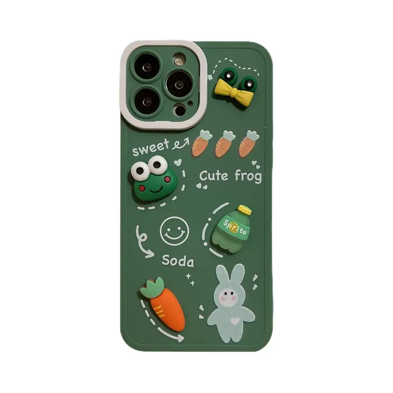 Stereo Frog For 12ProMax Silicone Phone Case