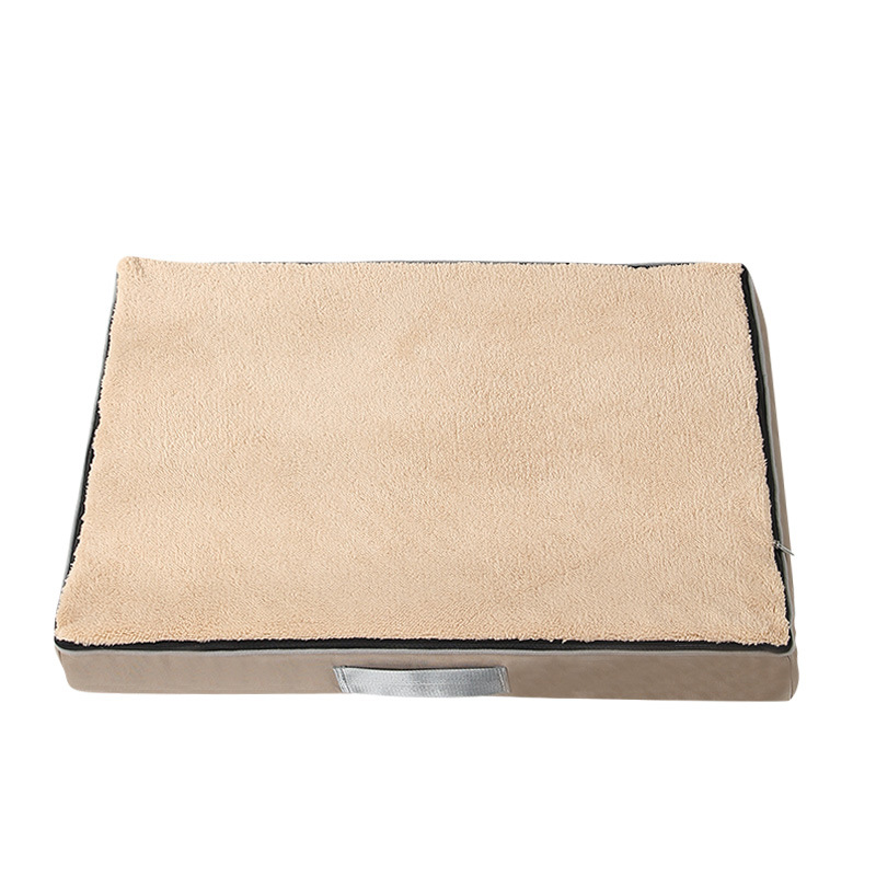 Big Pet Bed, Plush Memory Foam Dog Bed For Large Dog Removable Washable Dog Mattress Pet Mat, Nonslip Egg Kennel Pad Cat Sofa Khaki - Shop at LoveMi
