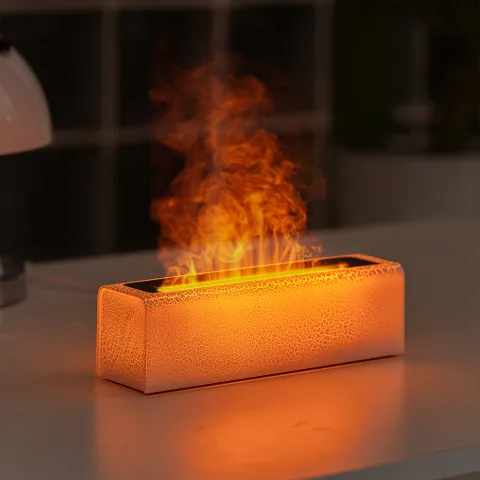 Creative New Lava Humidifier Colorful Flame Aromatherapy Machine Desktop