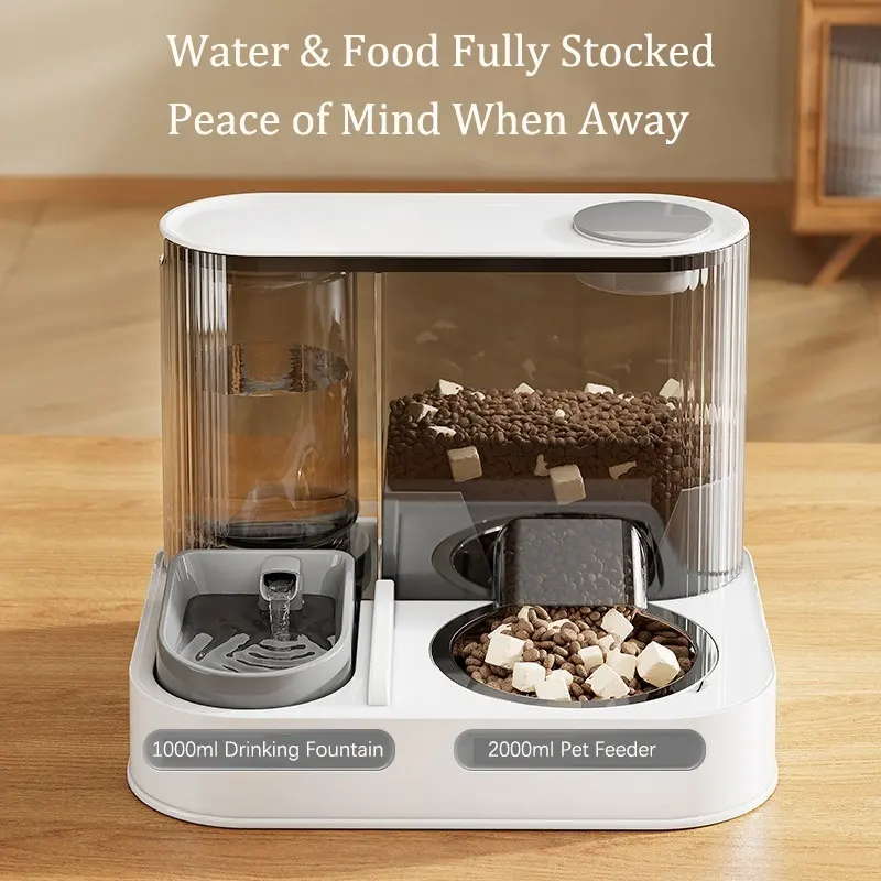 2 In 1 Automatic Cat Feeder Water