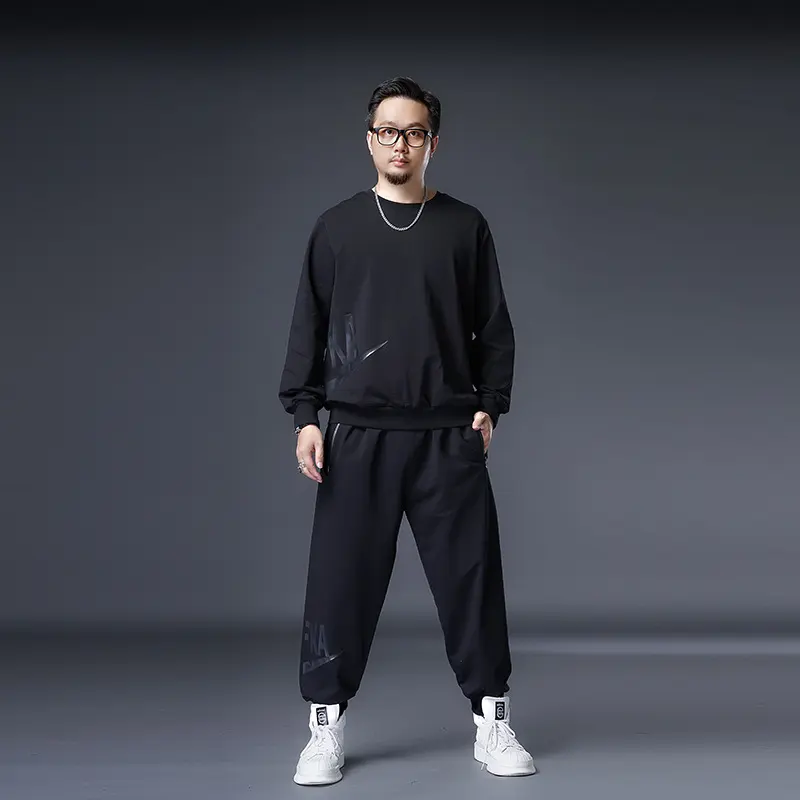 Men's Fashion and Comfort Plus Fat Size Casual Suit