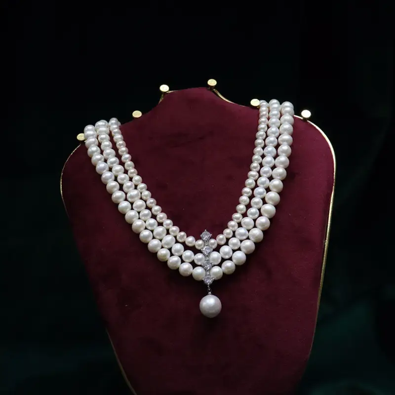 Fashion Natural Freshwater Pearl Necklace Female