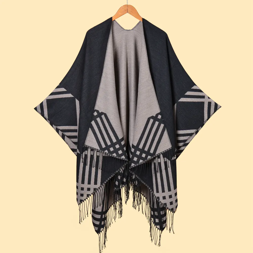 Women's Autumn Winter All-Match Faux Cashmere Shawl