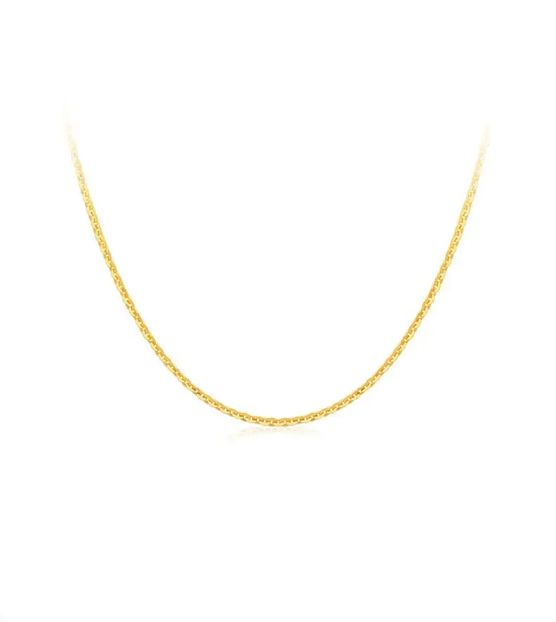 Women's 18K Gold O-chain Collarbone Necklace