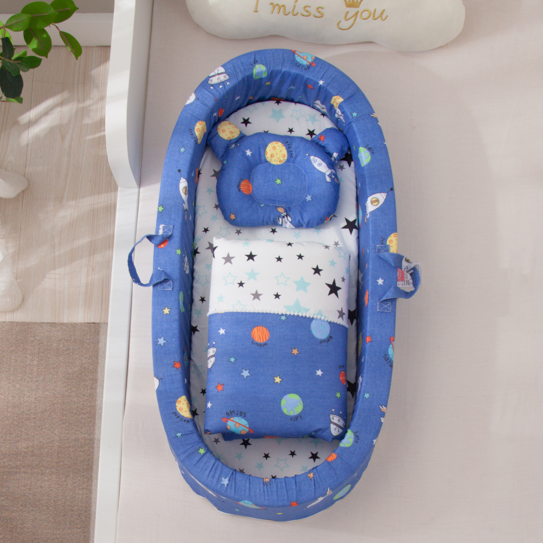 Septal Pad Crib Middle Bed Removable Circumference Anti-pressure High Edge - 8