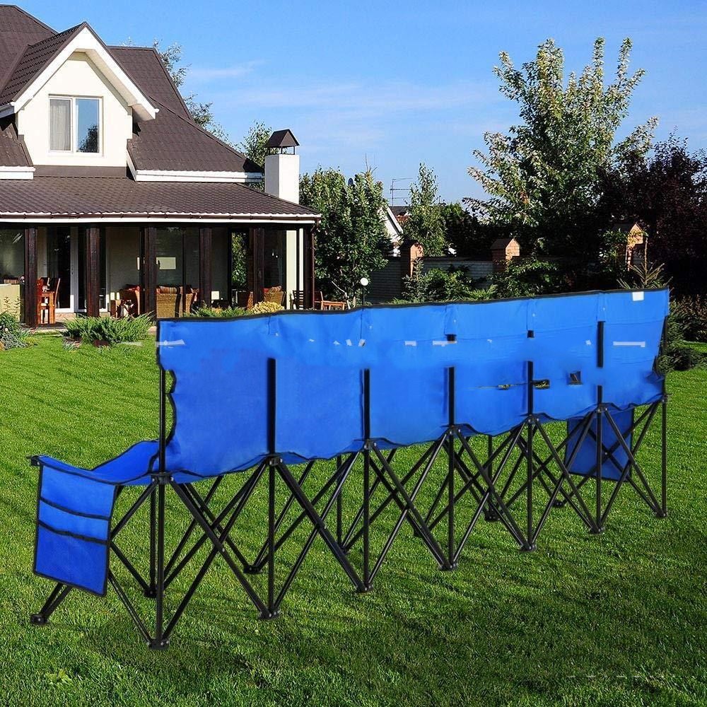 Outdoor Leisure Folding Beach Chair (Blue-245x40x40cm)