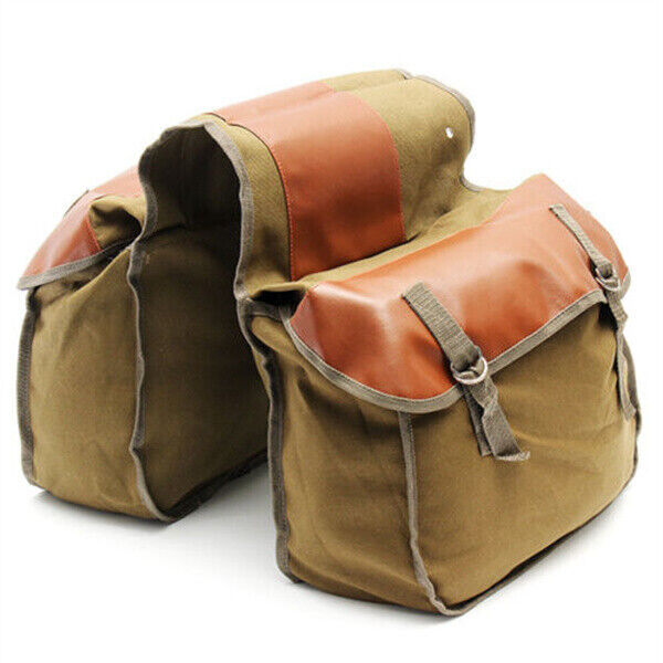 Motorcycle Saddle Bags Throw Over Panniers Travel Expandable Saddlebag UK