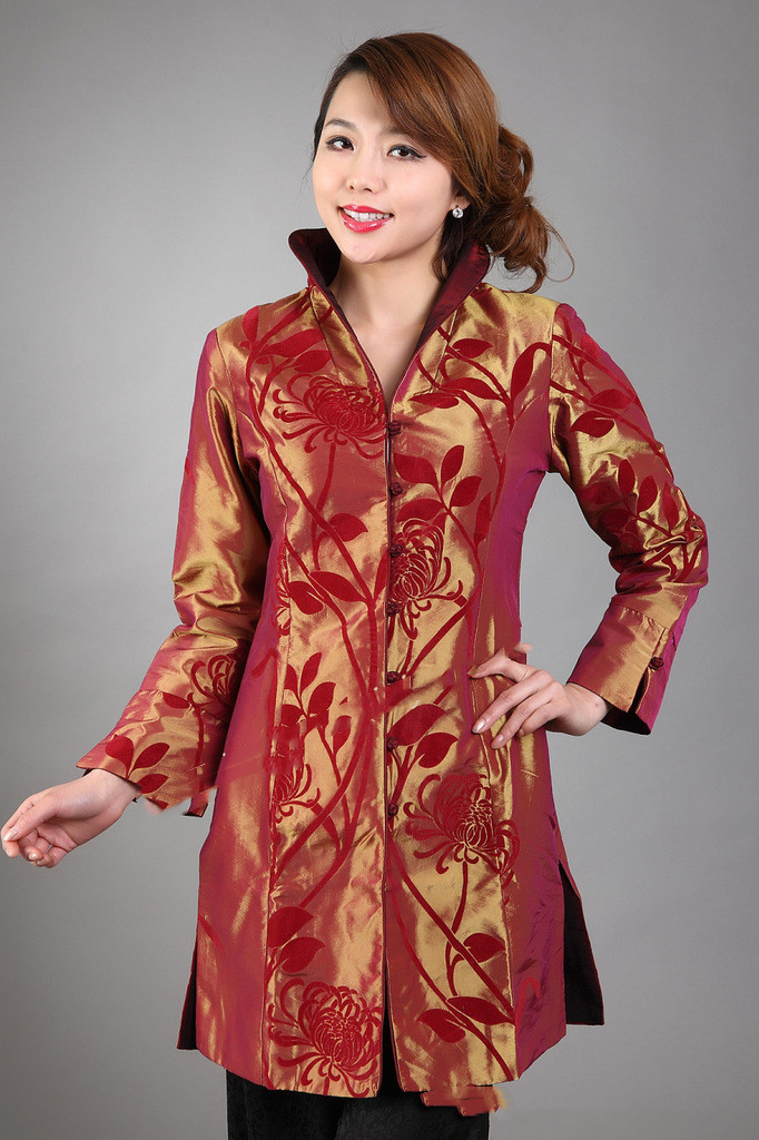 Chinese Style Tang Suit Women's Coat - Image 4