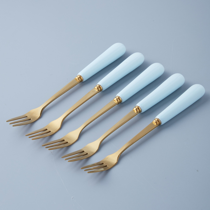 Title 23, Household Fruit Fork And Spoon Ceramic Storage ...