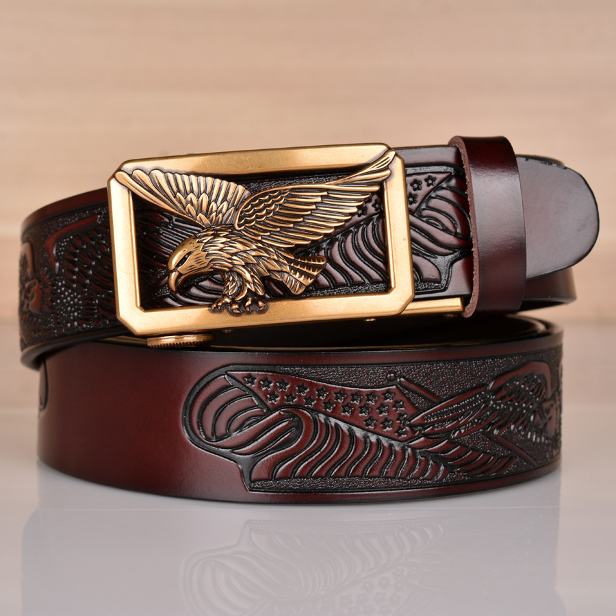 Brown bronze buckle