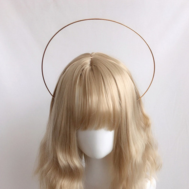 Wheat Ear Cross Feather Church Pope Golden Hair Ornament — foto 2