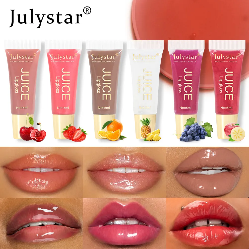 Fruit Flavor Glossy Lip Oil Natural Long