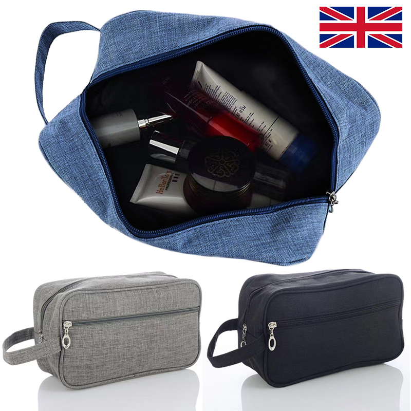 Hanging Travel Wash Toiletry Bag,Black Waterproof Shaving Shower Gym Bag — image 3