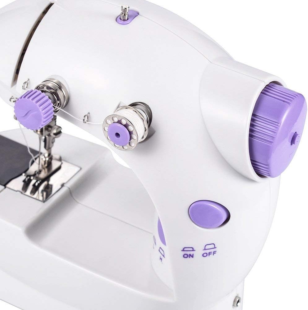 Electric Sewing Machine Portable Mini 12 Stitches Pedal Household For Beginner — image 4
