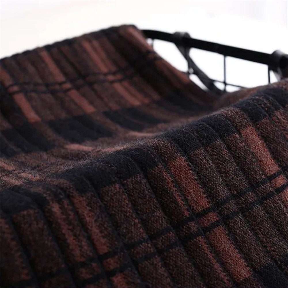 Women's Winter Thick Woolen Half Length Skirt