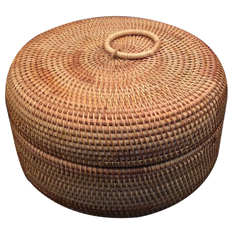 Title 3, Autumn Rattan Woven Storage Fruit Basket, Dried...