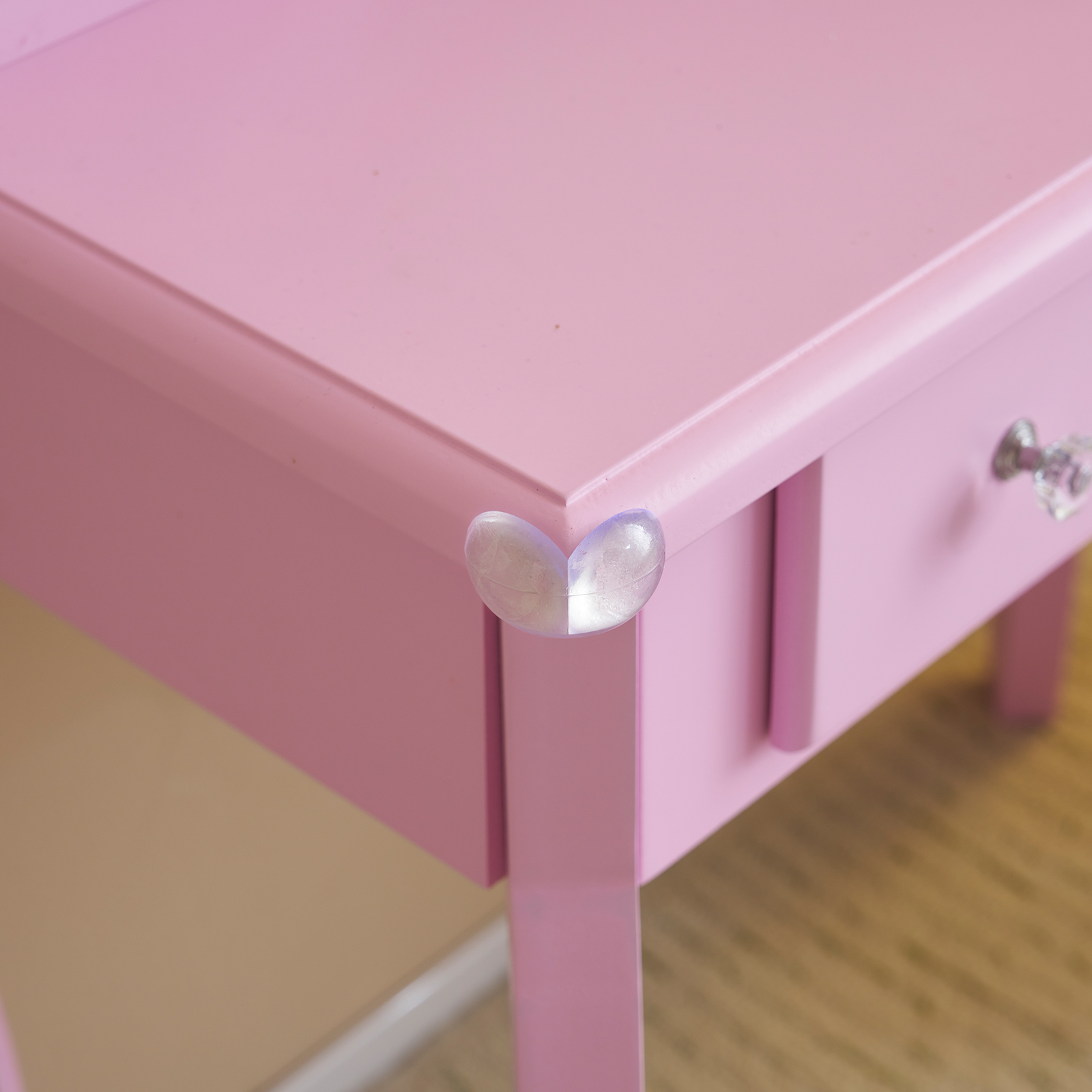 Kids Vanity Set With Mirror And Lights And Stool, 5 Storage Drawers, Pretend Play Princess Makeup Desk Dressing Table And Stool Set For Little Girls Age 3-, Macaroon Purple 2