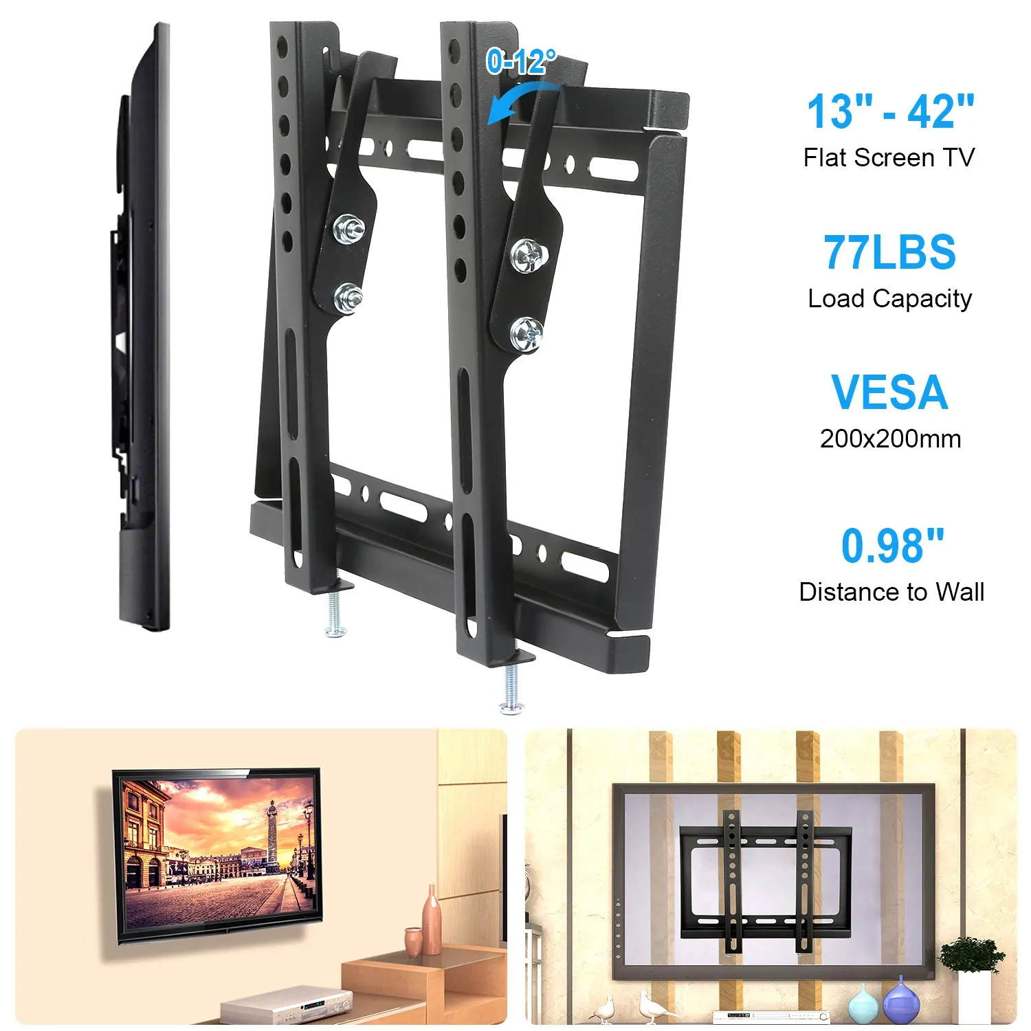TV Wall Mount Bracket Tilt