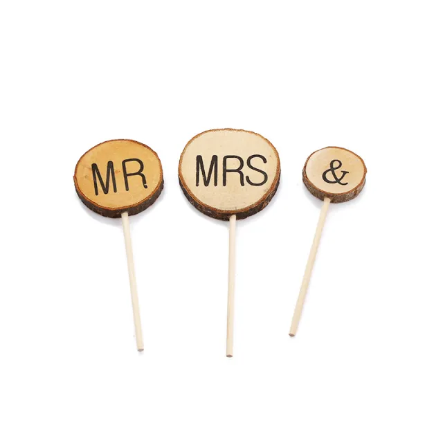 Personalized Wooden Cake Party Decoration Card Suit - Shop at LoveMi