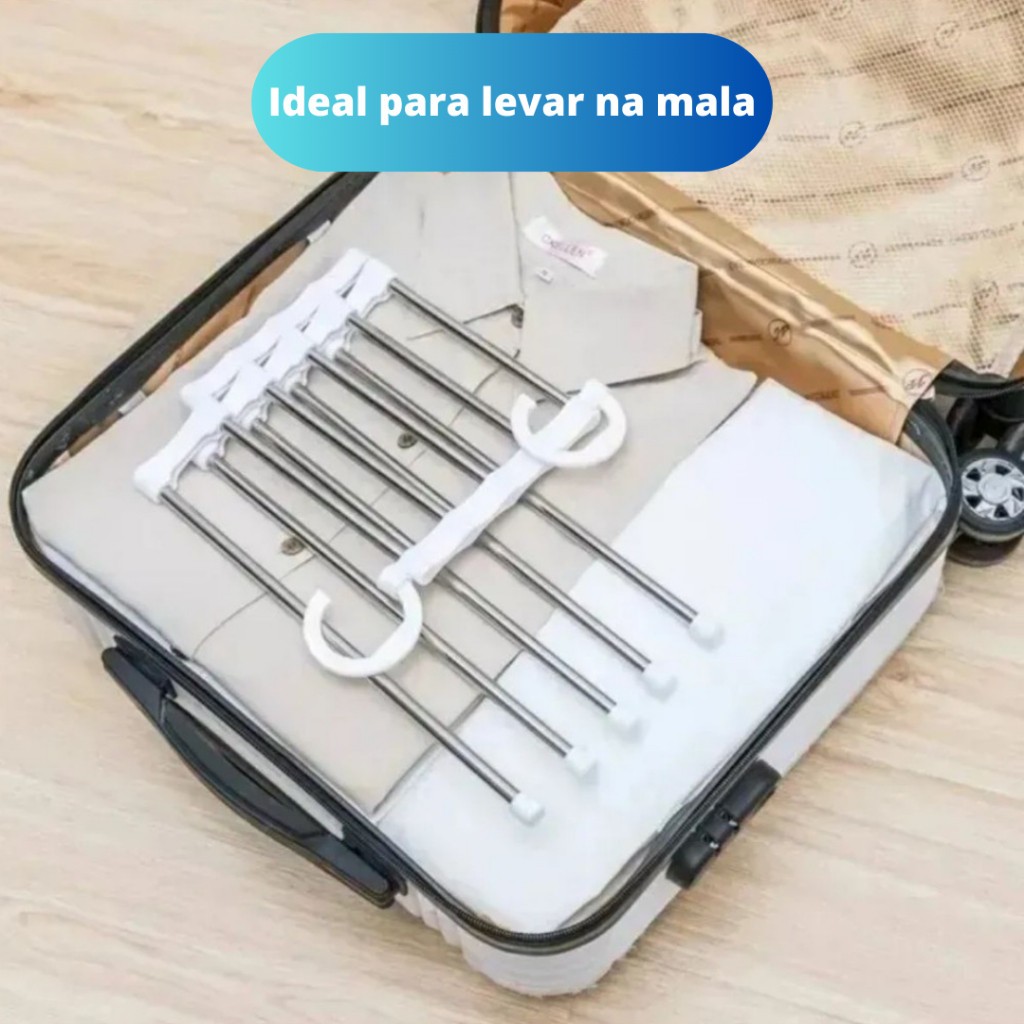 Set Of 5-in-1 Multifunctional Hangers. Suitable For Trousers, Skirts And T-shirts. 4