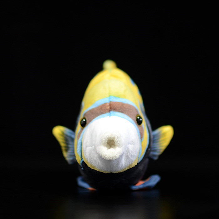 Cute Tropical Fish Emperor Angelfish Doll Simulation