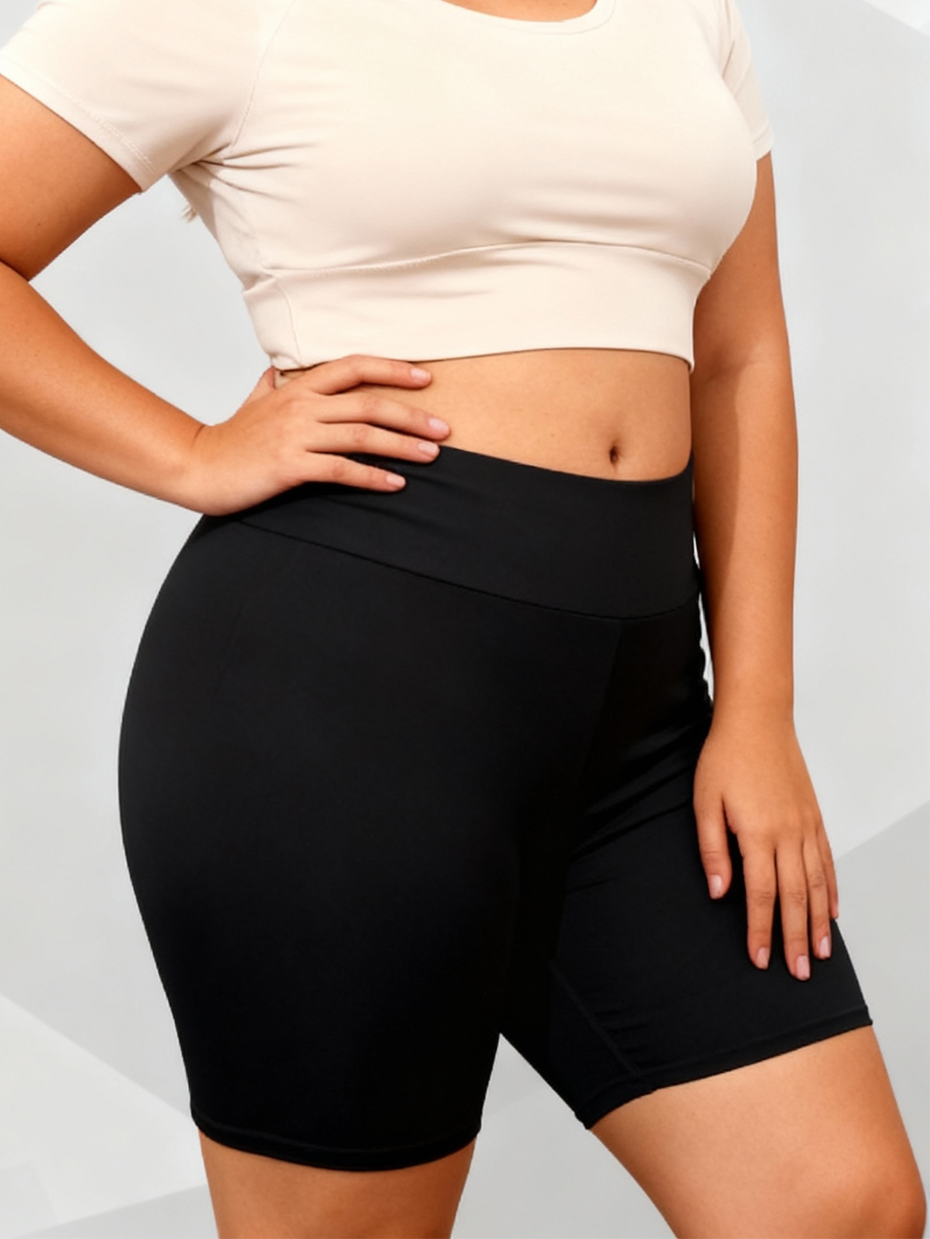 Plus Size Biker Shorts, picture 6 of 6