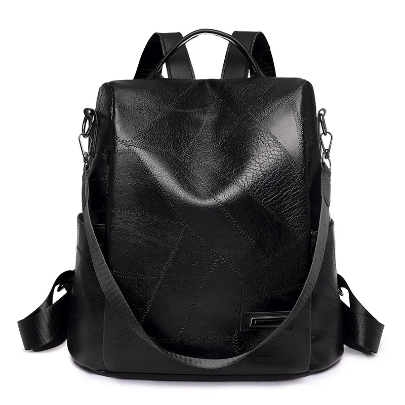 Korean Version Simple Dual-use Diagonal Travel Bag - Black