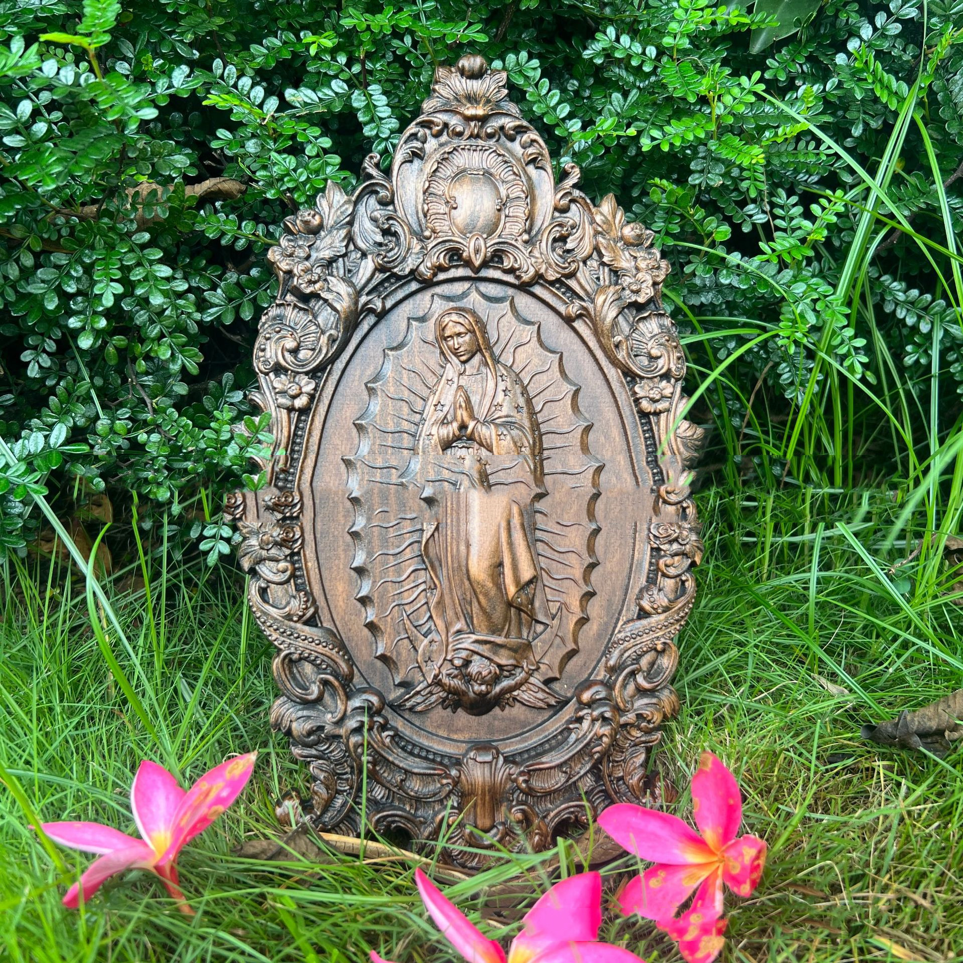 sculpture sur bois de hêtre Sculpture Bois Vintage ARVEO