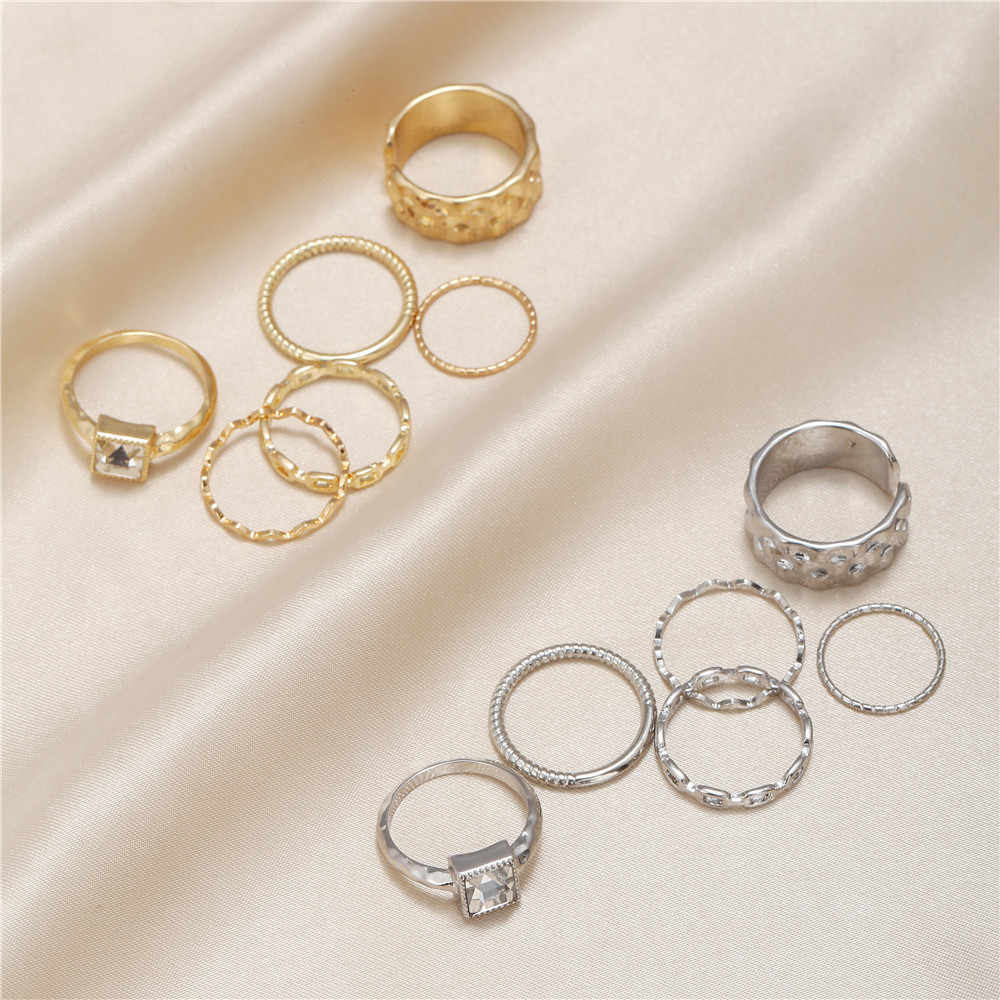 Women's Geometric Cold Wind Suit Ring