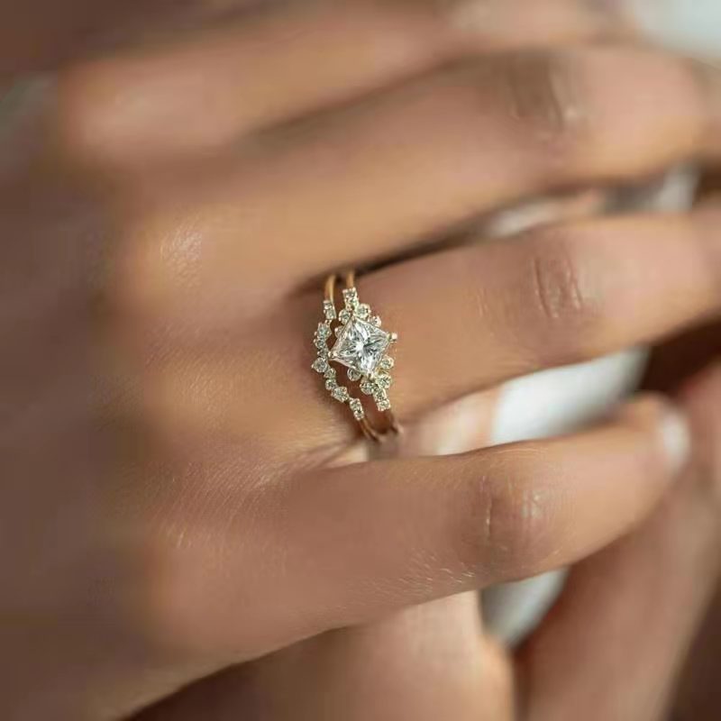 Simple And Atmospheric Small Square Diamond All-match