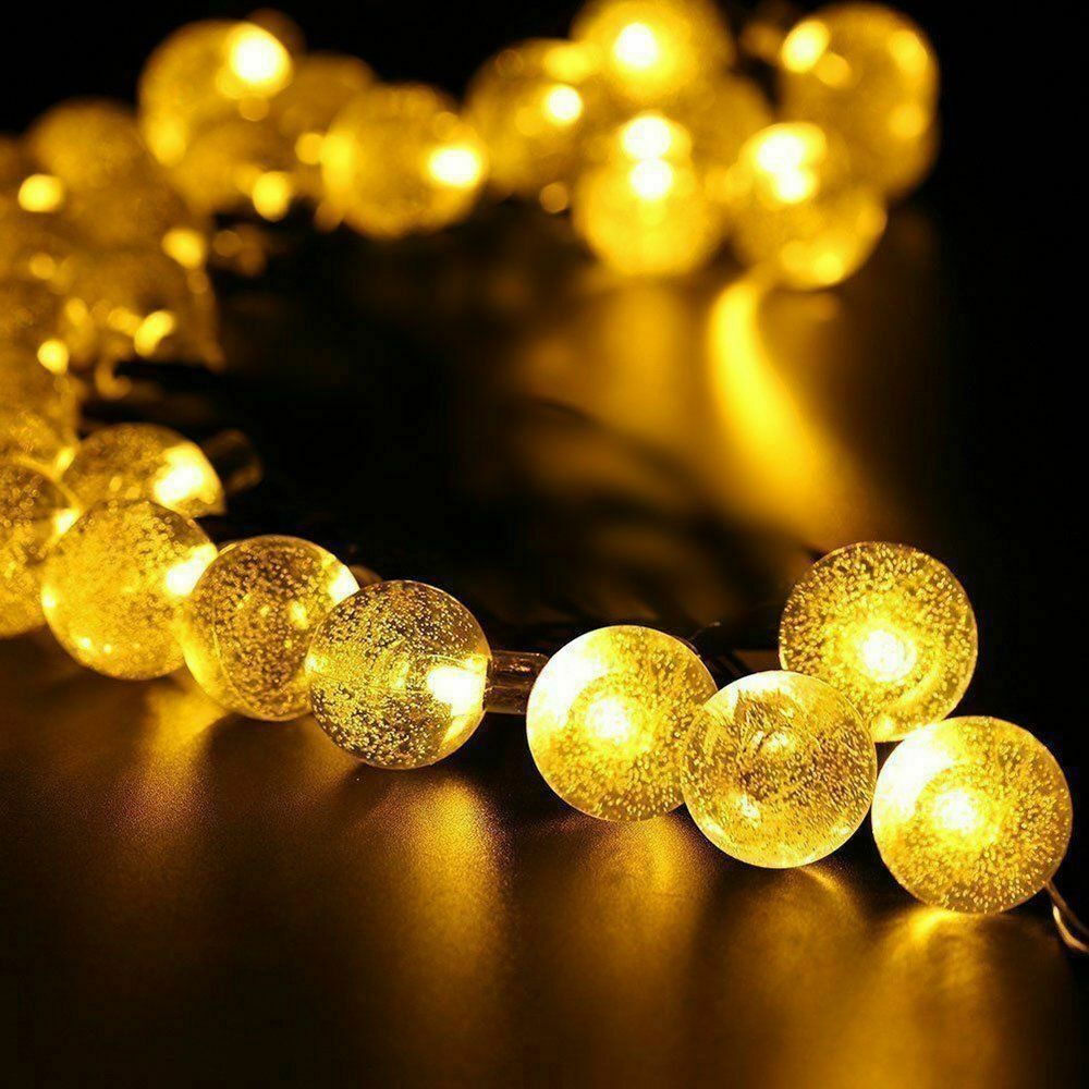 LED Ball Solar Light Party Fairy Outdoor Retro Ball String Lights Patio Garden — foto 6