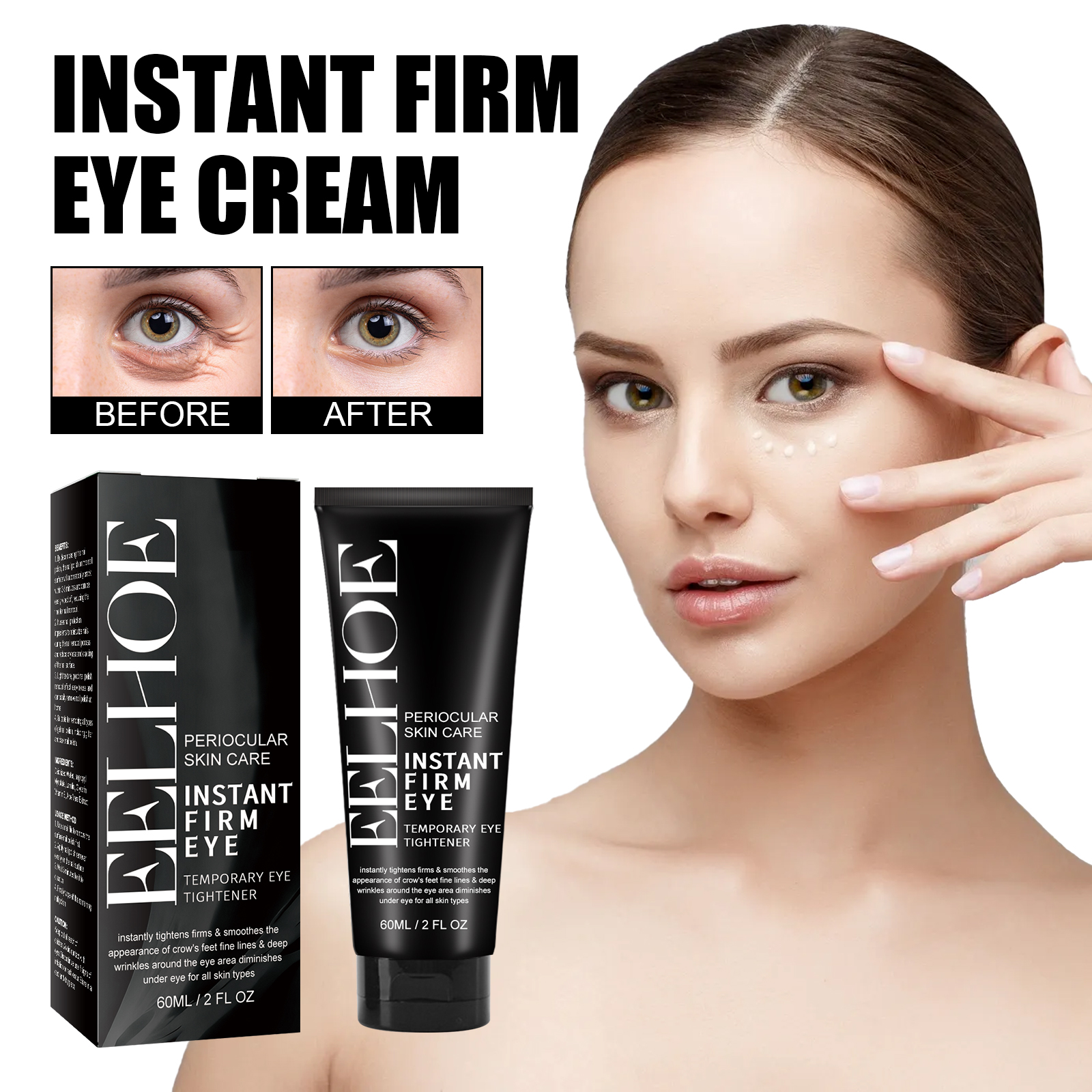 EELHOE Eye Firming And Lifting Cream Reduces Fine Lines And Wrinkles, Firming And Moisturizing Skin, Hydrating And Anti-wrinkle Eye Cream image 2
