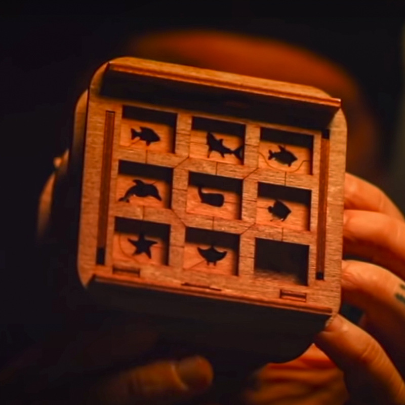 Spain David Jones Locker Wooden Decryption Organ Box Brain-burning Toy