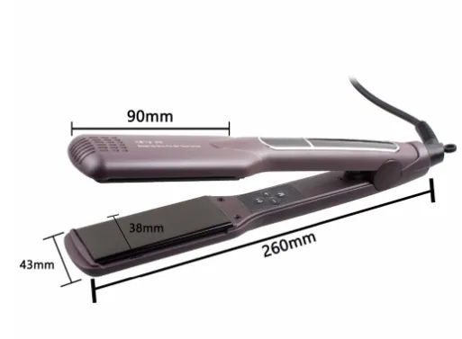 Negative ion hair straightener Coffee - Shop at LoveMi